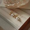 French Retro Pearl Stud Earrings - Elegant Hong Kong Style, Unique Design, Everyday Simplicity