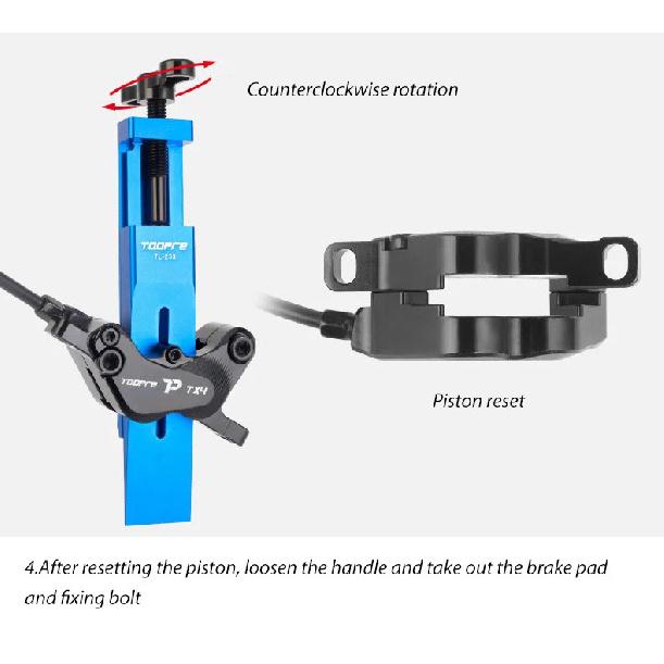 Bicycle Bike Caliper Hydraulic Brake Piston Press Maintenance Repair Tool Reset Retracting Brake Caliper for SHIMANO/SRAM