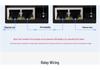 Industrial Dual Ethernet 8-Channel Relay Module with Type-C PoE and Network Port Cascading.
