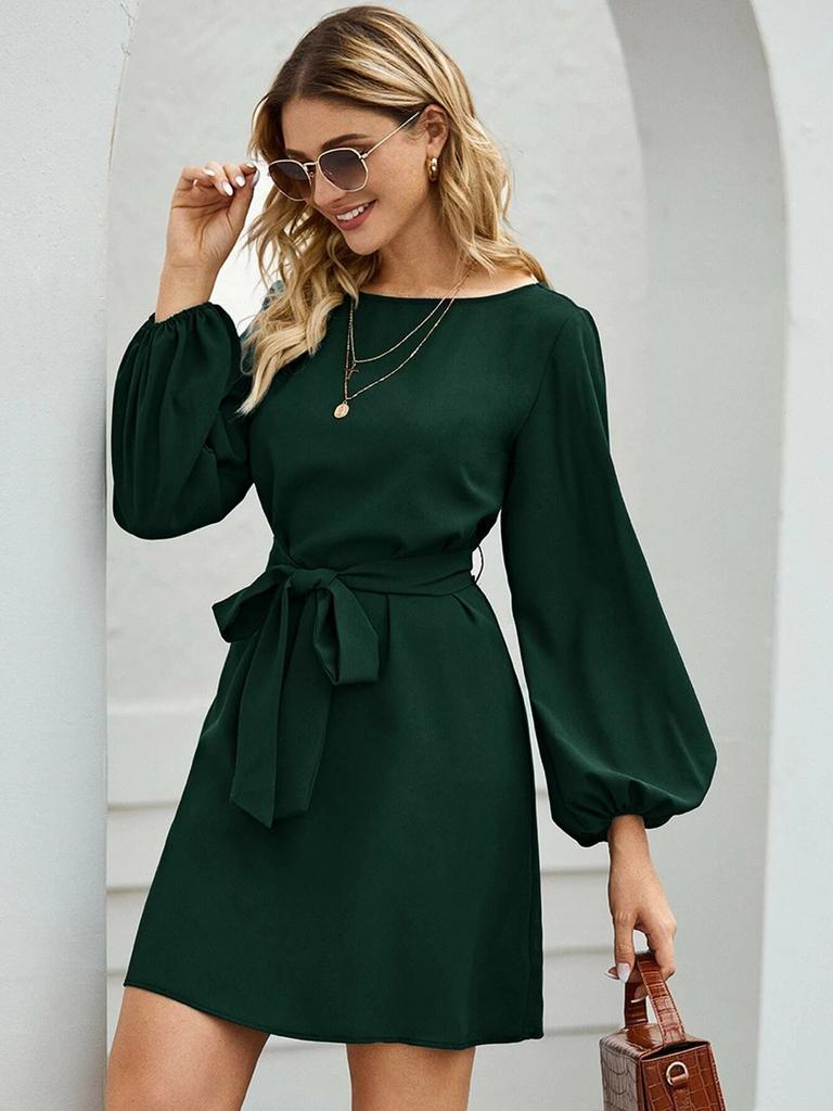 New Style Long Sleeve Slim Fit Bodycon Dress for Women Bodycon Dress,long Sleeve Dress,high Waist