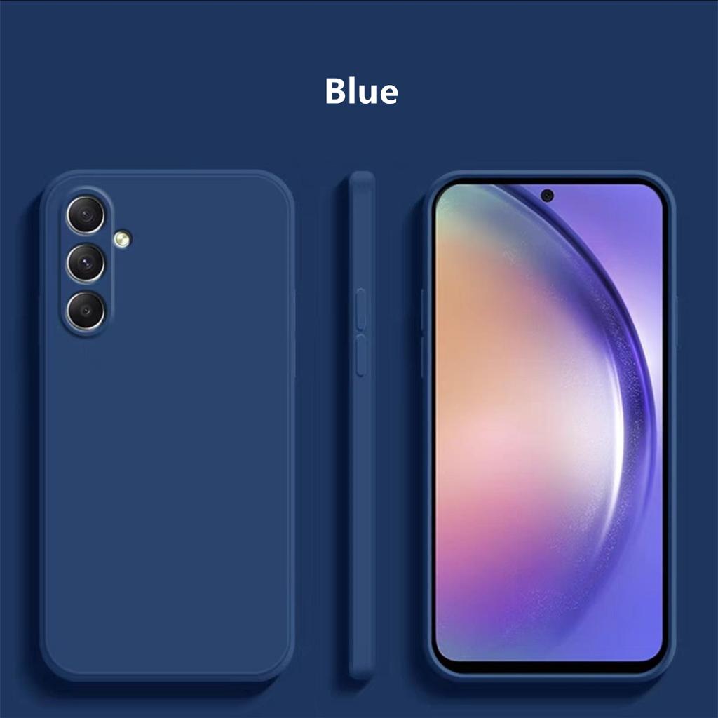 For Samsung Galaxy S25 Case Samsung Galaxy S25 Plus S24 Ultra Cover Fundas Soft Liquid Silicone Back Coque Samsung S25