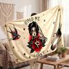 Warm Flannel BlanketEdward Scissorhands Soft Cozy Throw Blanket for Bedroom Couch