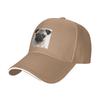 Lovely Puppy Cute Pug Dog Cap Casual Baseball Caps Adjustable Hat Hip Hop Summer Unisex Baseball Hats Customizable