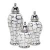 home decor vases Ceramic electroplated general jar Nordic flower vase handicraft decoration foyer soft decoration storage jars