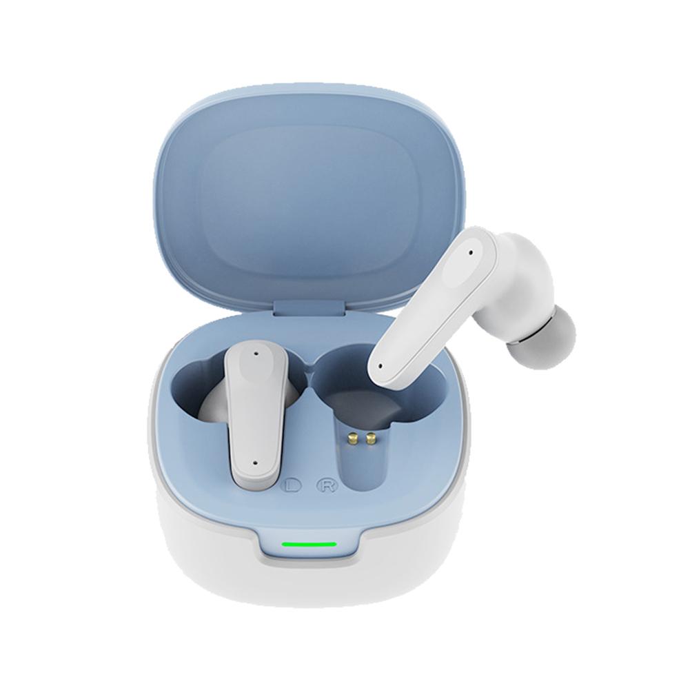 

Bluetooth-гарнитура с интеллектуальным переводом и поддержкой нескольких языков. Беспроводные внутриканальные деловые наушники с приложением. синий