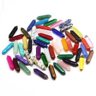 Hexagonal Crystal Bullet Head Yoga Stone Jewelry