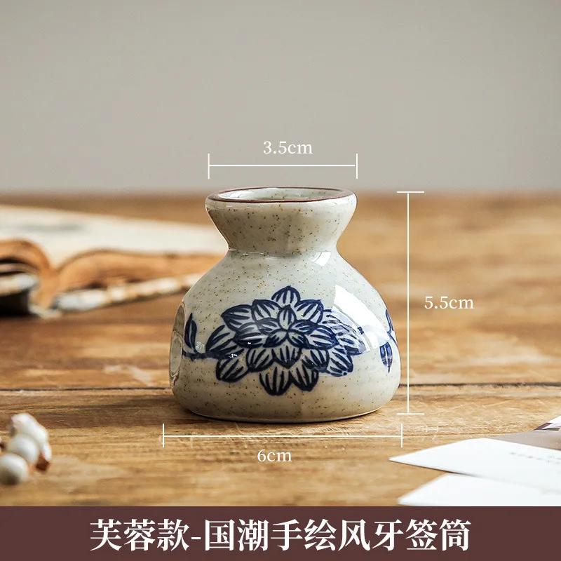 Personalizovaná krabička na párátka Domácí lehký luxusní keramický držák na párátka Kreativní hotelový catering Komerční nádobka na vatové tyčinky