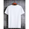 European Size Men'S Short-Sleeve T-Shirt, Summer Print Round Neck, Casual Sports Top, Graphic Tee for Outdoor Wear in Summer