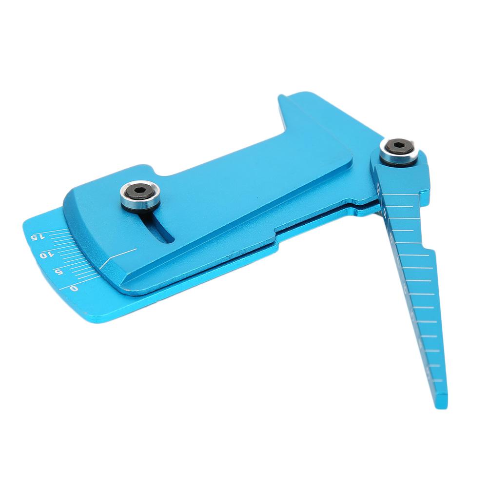 

Ruler Shunting Tool for 18 110 RC Car Model Aluminum Alloy Adjustable Gauge ToolBlue