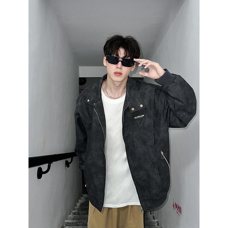 

Новая модная универсальная куртка на молнии для весны и осени 3XL чёрный