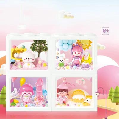 Handmade Art Toys 1PCS Handmade Material Pack Micro Landscape Scene Cottage Toys Birthday Gift for Girls