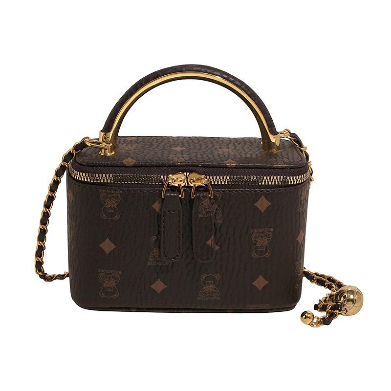 Nouă modă retro portabilă geantă pătrată mică geantă de umăr casual versatilă geantă messenger geantă cutie mică de prințesă