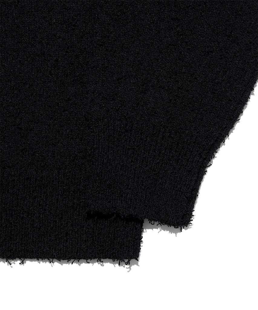 Lee Tail V-Neck Cardigan Black