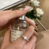 Elegantly Adjustable Crafted Open Heart Ring For Women Unique Design Geometric