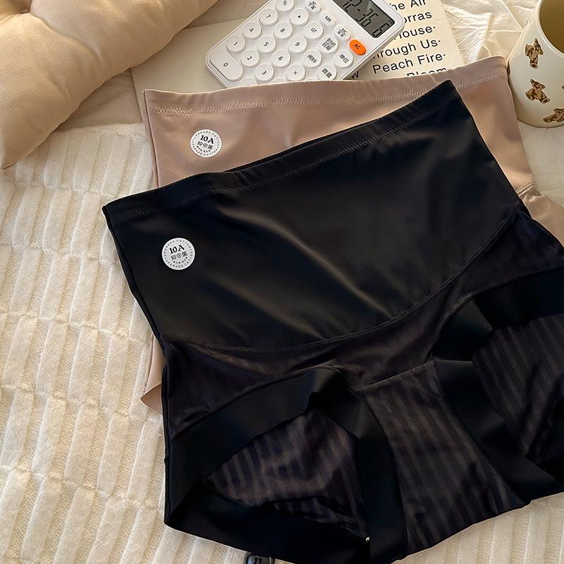 Plus Size Women's Thin Ice Silk High Waist Waist Waist Shape Long Crotch Panties