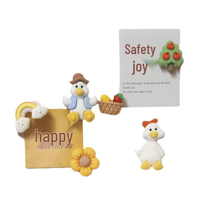 3D Mini Duck Fridge Magnet - Cute, Strong, and Stylish Decoration