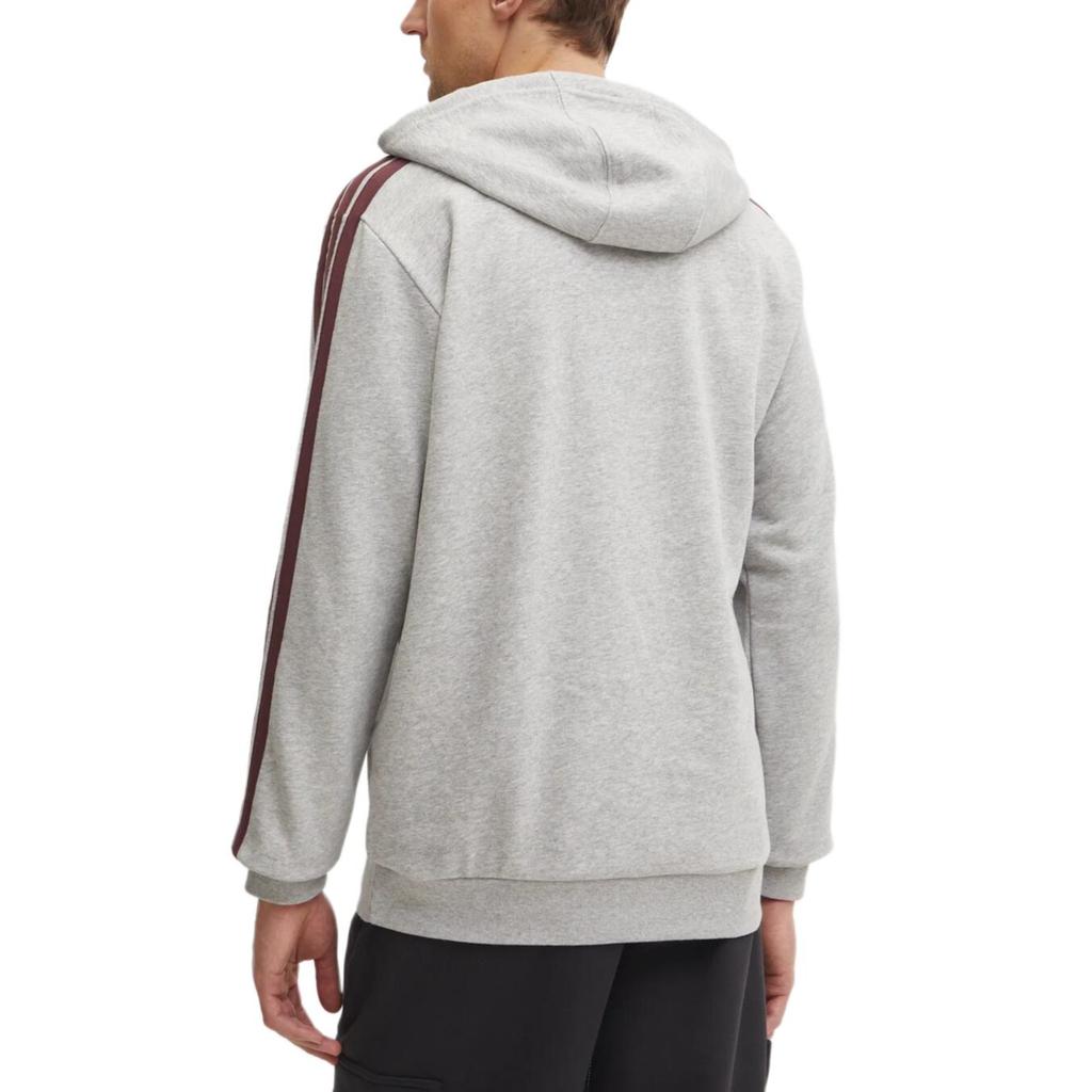 Adidas Sweatshirts Men's Gray Hooded Moderate JV6505