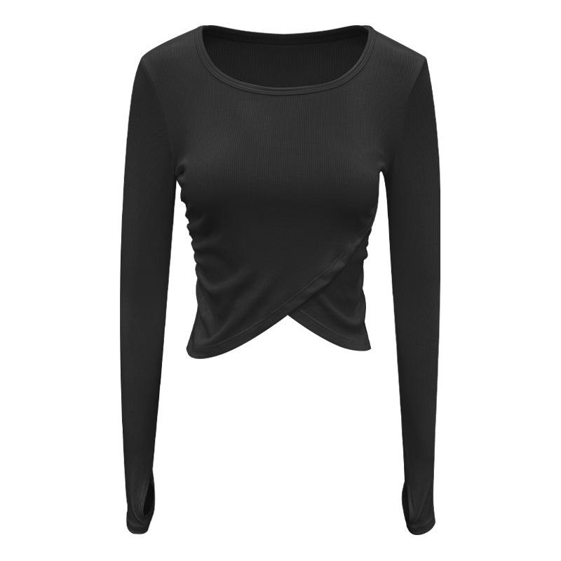 

Women s Summer Crossfit Long-Sleeve Yoga Top Small