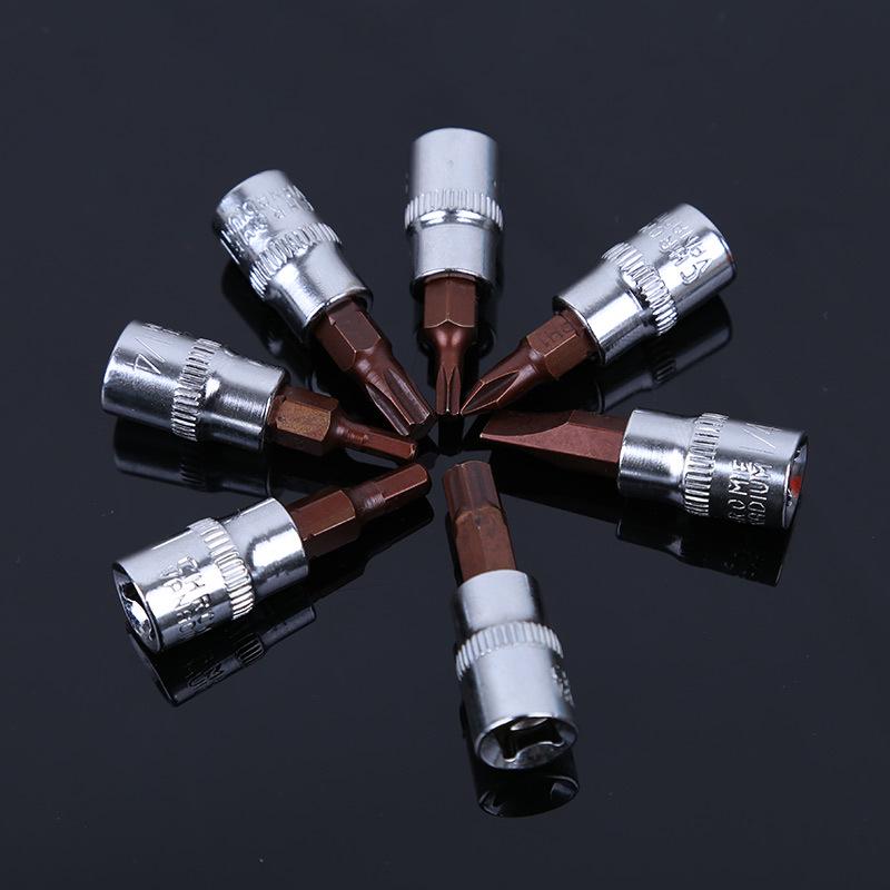 Portable Multi-Spec Hex & Phillips Head Socket Wrench Set X6 Flower T50