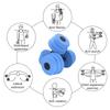 1Pair Aquatic Exercise Dumbells Water Aerobic Exercise Foam Dumbbells for Water Aerobics Fitness and Pool Exercises