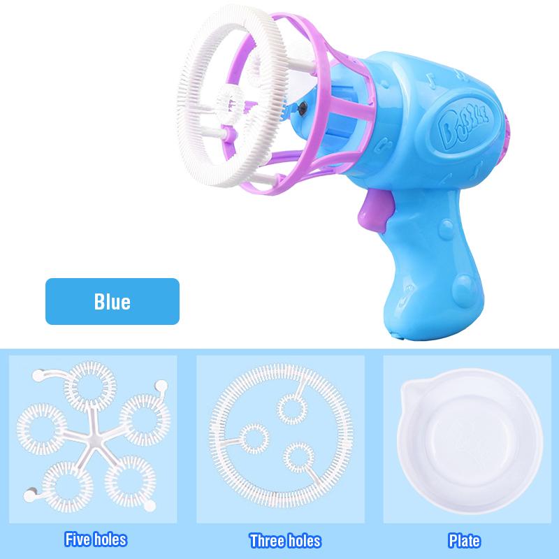 Children'S Electric Fan Bubble Gun Machine Soap Bubble Blowing Kids Toys Outdoor Bubble Wedding Party Games Gifts Girl