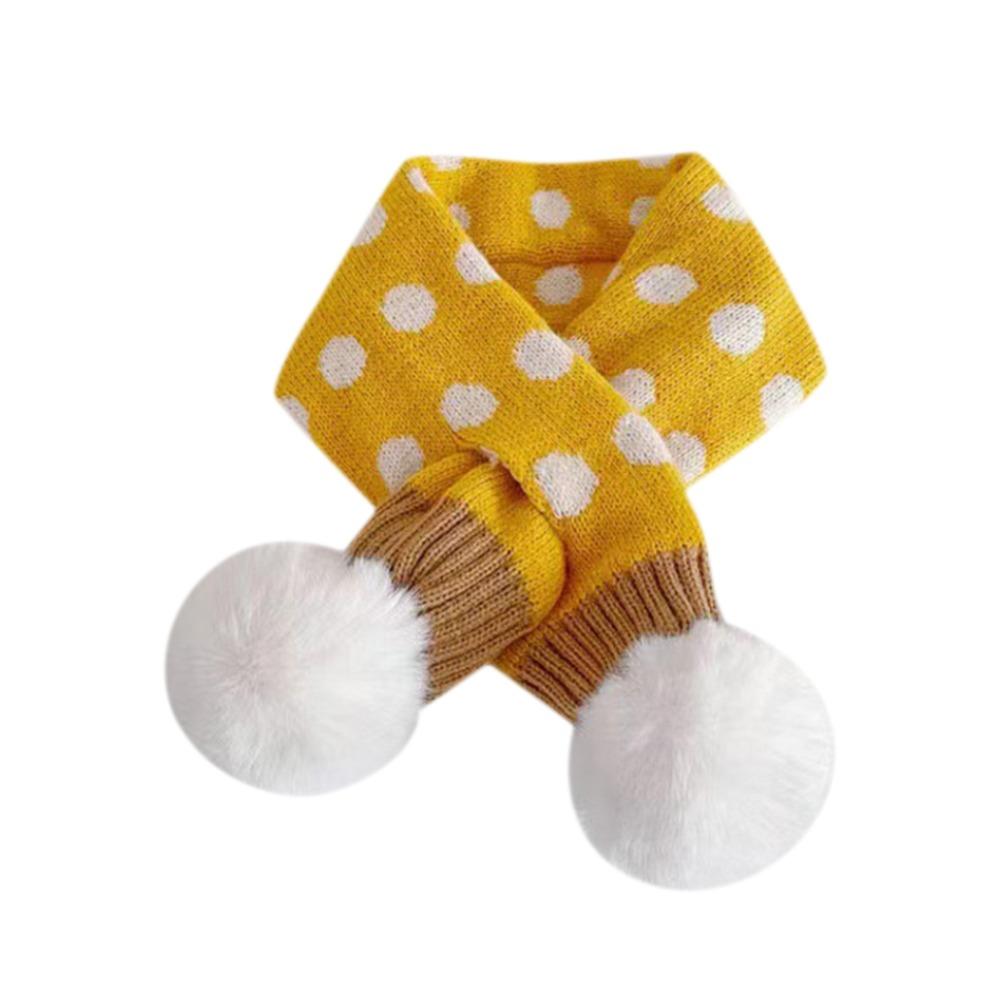 

Кнопка Застежка Мальчики Девочки Вязаный Шарф Утолщение Дети Детские Зимние Шарфы Осень Зима Yellow Beige