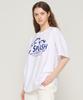 CARGOBROS FOR WOMAN Splash Dolphin Short Sleeve T-Shirt (White)