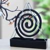Iron Plastic Mosquito Coil Holder and Incense Burner Frame Incense Holders Modern Mosquito Repellent Incense Holder for Home Bedroom Patio