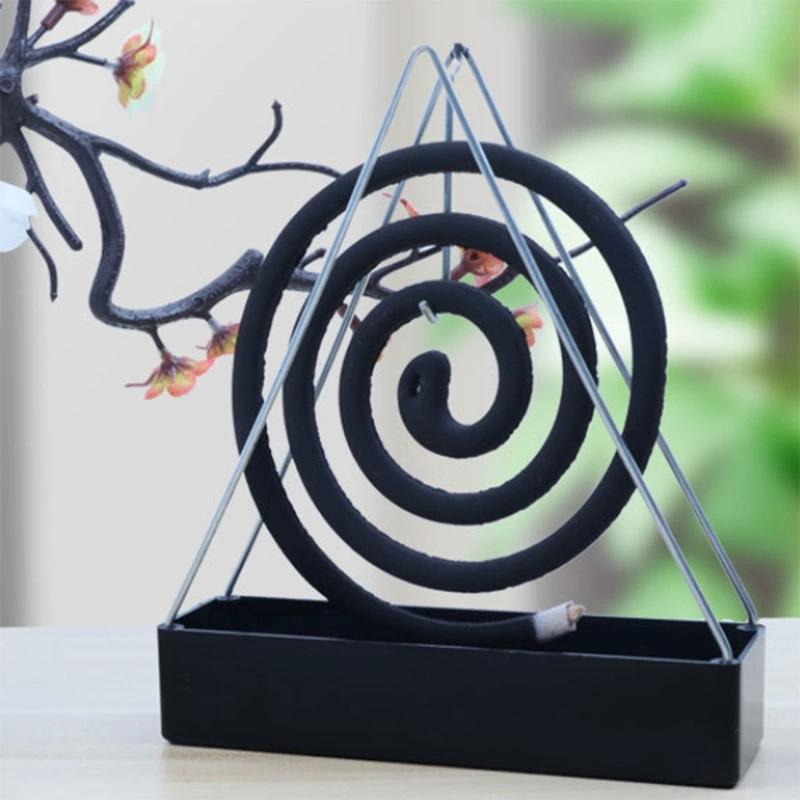 Iron Plastic Mosquito Coil Holder and Incense Burner Frame Incense Holders Modern Mosquito Repellent Incense Holder for Home Bedroom Patio