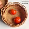 Hand-Woven Rattan Serving Tray
