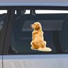 Golden Retriever Pet Dog Car Stickers Waterproof Vinyl Decals Auto Body Window Bumper Decor Motorcycle Helmet Stickers TM202