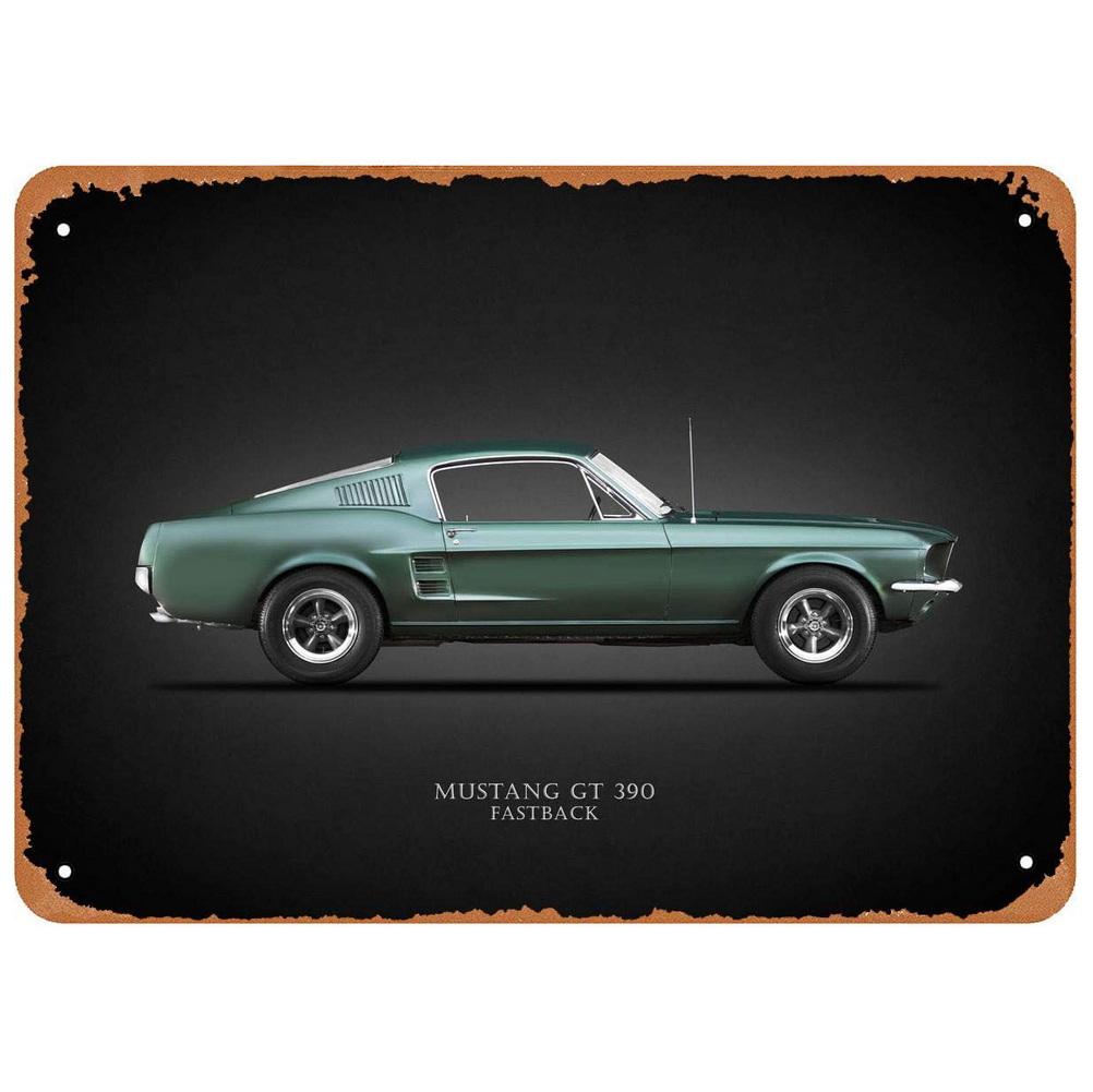Metal Tin Signs Plaque Old Classic Cars Wall Decoration Vintage Art Posters Iron Painting for Man Cave Home Cafe Garage Club Bar