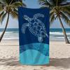 Turtle Pattern Towel Beach Oversized Soft Ultra Absorbent Quick Drying Large Pool Travel Camping Bathroom
