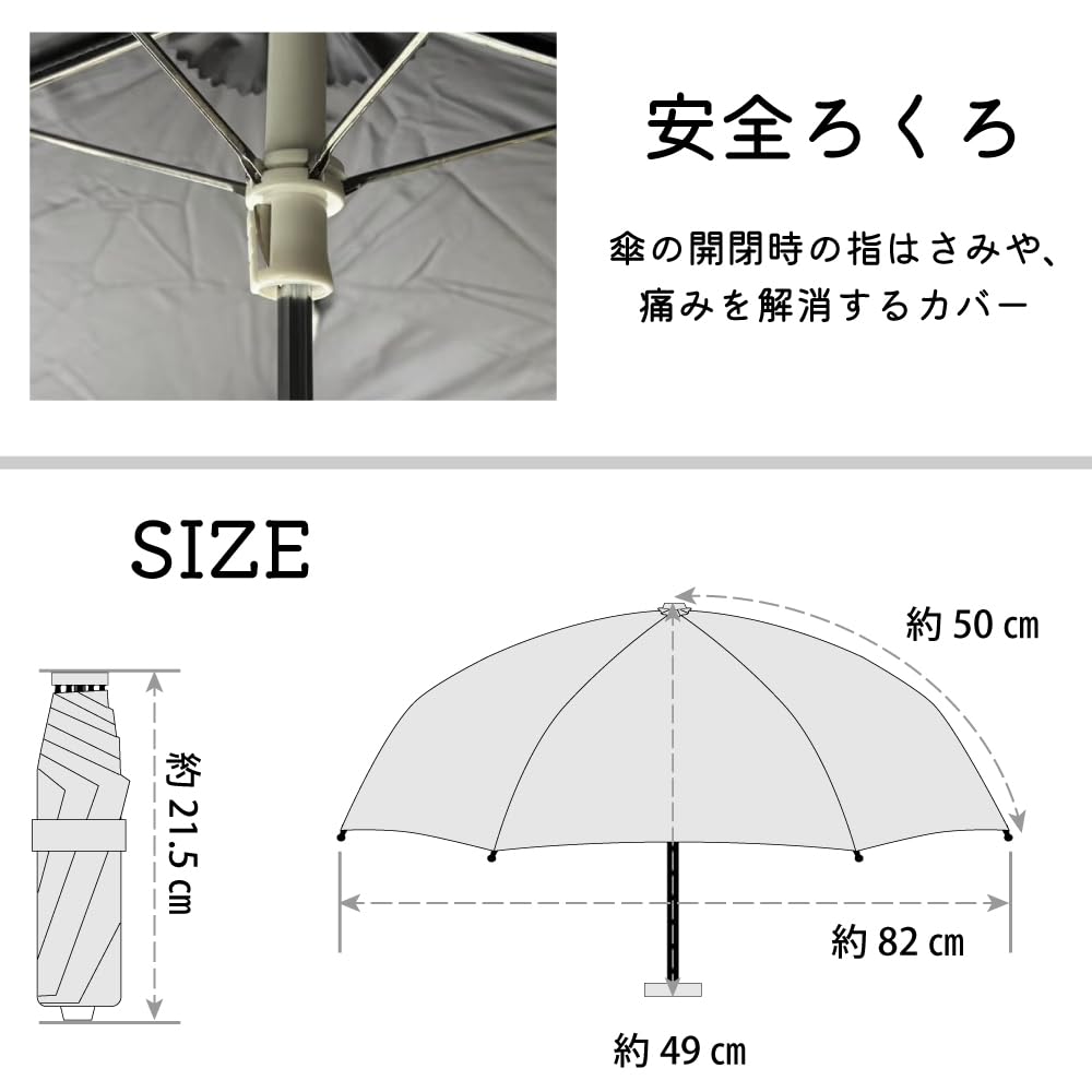 Repipi Armario Folding UV Light Blue All-Weather Umbrella, Ultra-Lightweight, 99% Protection, UPF50+, 10002450,