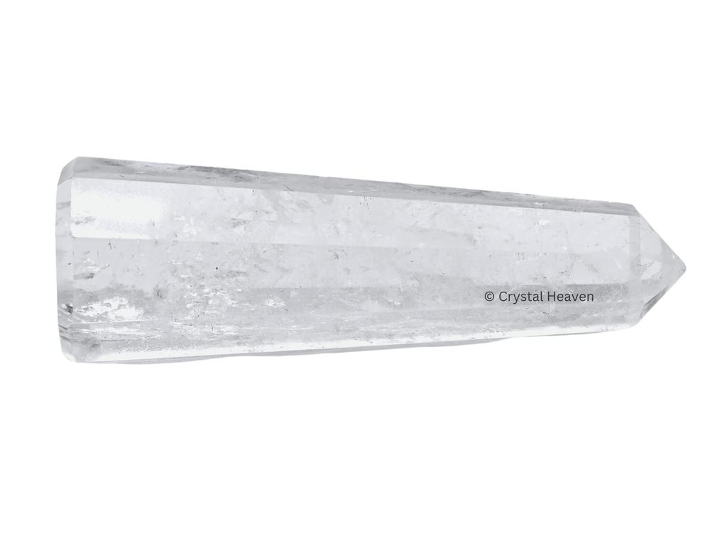 Crystal Heaven Certified Clear Quartz Crystal Tower Obelisk Point For Chakra, Healing And Balancing - Aaa Grade Original Certified Gemstone Agate