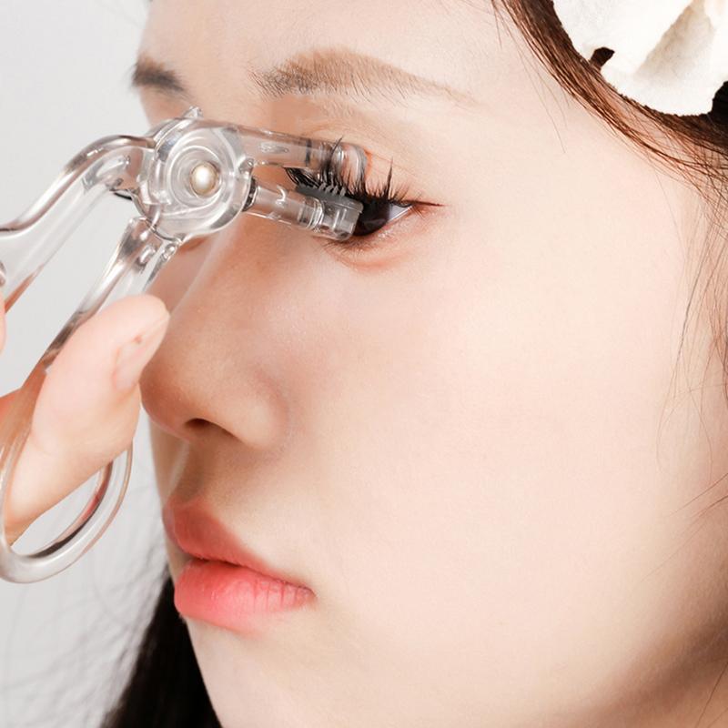 Wide-Angle Partial Eyelash Curler Portable One-Clip Curling Comb Tooth Lashes Curler Easy To Operate Styling Enlarge Eyes Tool