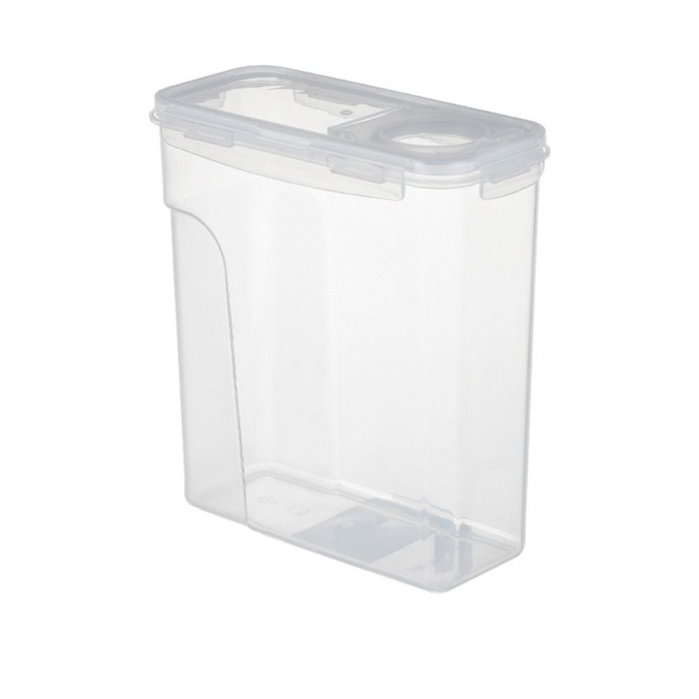 Sealed Cereal Storage Container Plastic Food Storage Box Practical Rice Dispenser Bucket Snacks