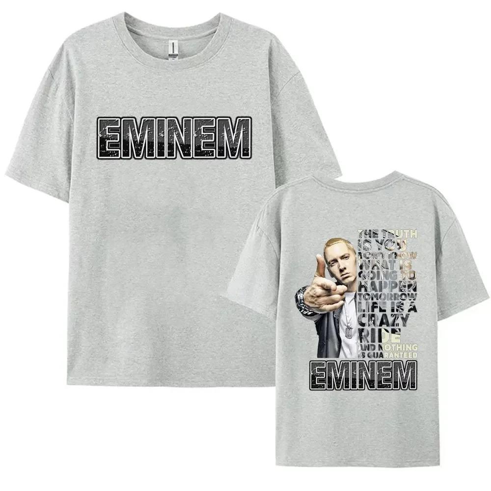 2026 Rapper Eminem New Album Graphic Print T-shirts Men Women's Hip Hop Trend Short Sleeve TShirt Summer Cotton T Shirt for Fans Gift