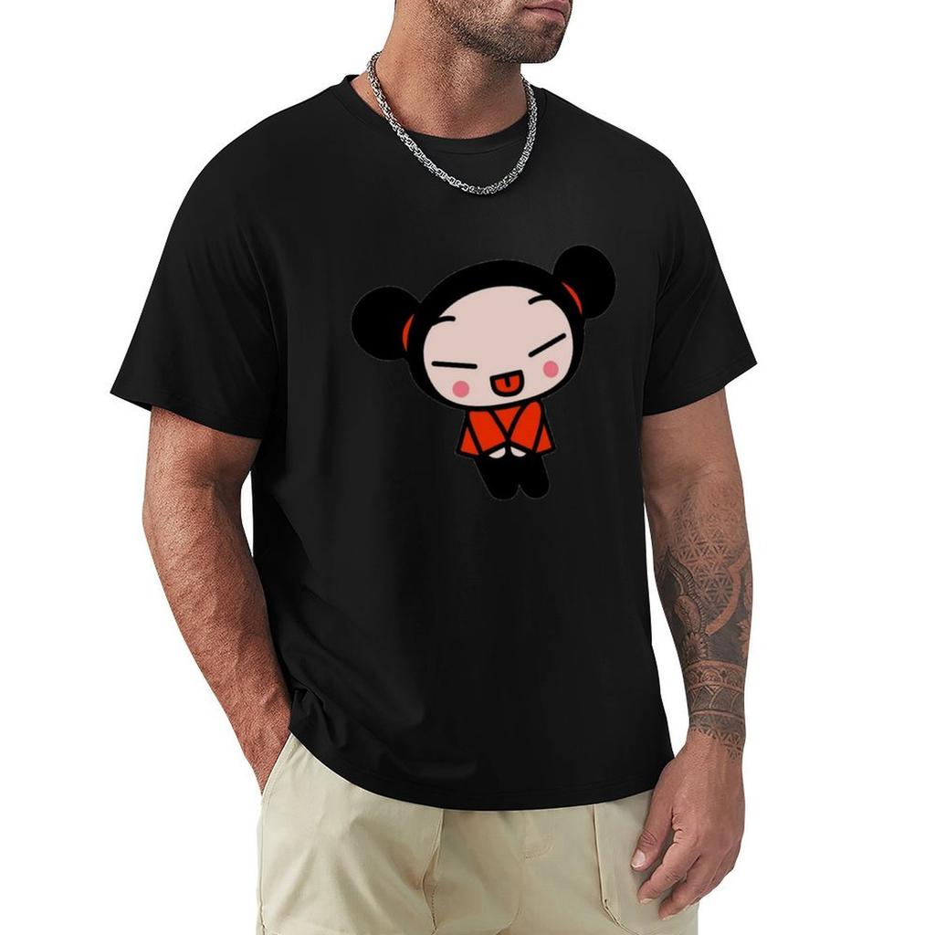 Pucca T-Shirt quick-drying vintage anime shirt graphic t shirt vintage custom shirt heavyweight t shirts for men