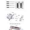 Invisible Door Lock Balcony Wooden Sliding Door Lock With Key Kitchen Bedroom Sliding Door Sliding Door Built-in Hook Lock