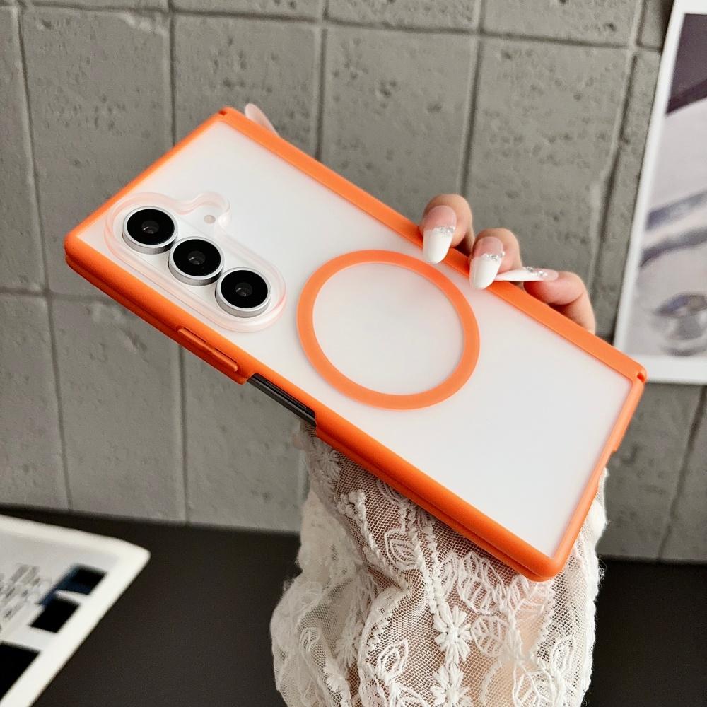 Matte Magnetic For Magsafe Phone Case For Samsung Galaxy Z Fold 8 Ultra Fold8 Transparent Shockproof Protection Slim Hard Cover