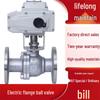 Electric Stainless Steel High-Temperature Flange Ball Valve