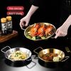 Stainless Steel Double-Handle Frying & Serving Pan