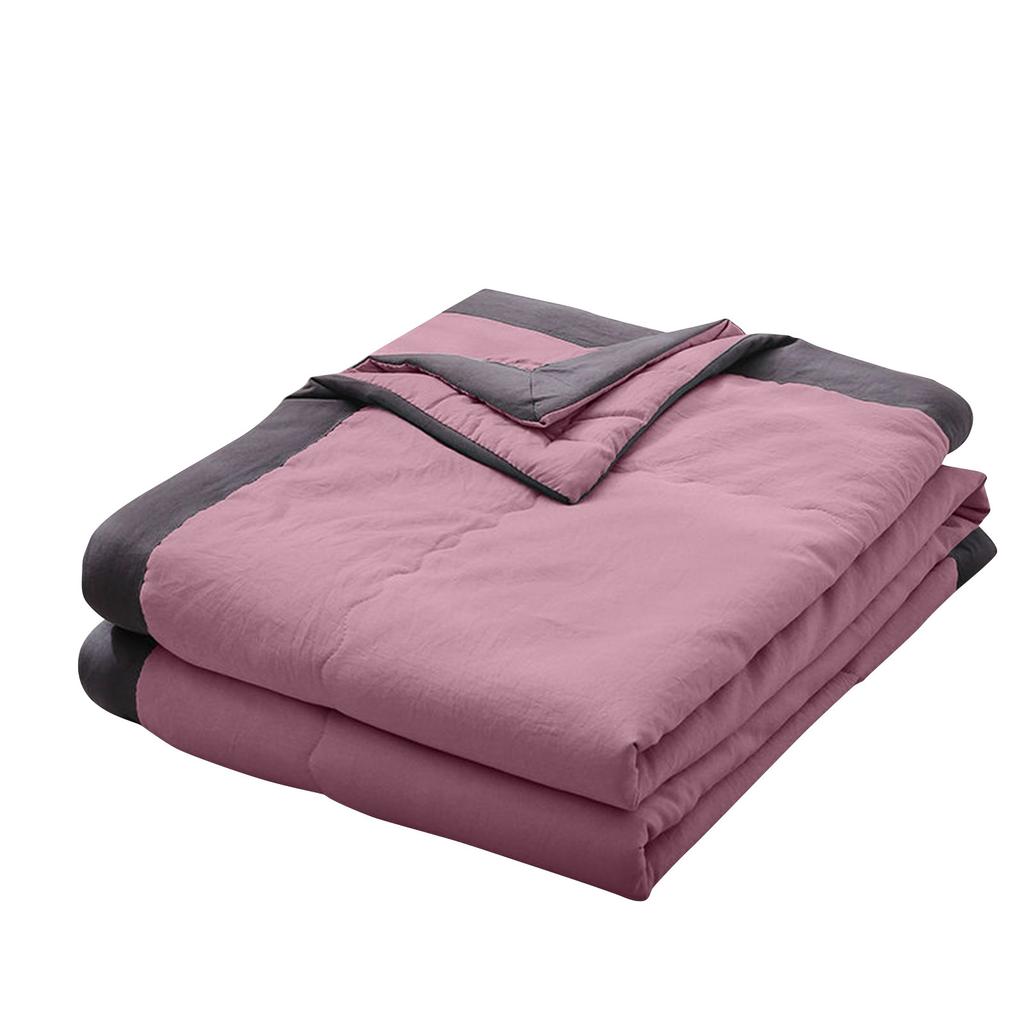 Double Sided Cooling Blanket Cold Effect Breathable Conditioning Quilt Spring Summer Solid Color Cooler Quilt  for Child Adult