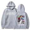Unisex American Tide Brand Letter Print Hoodie - Spring/Autumn Loose Fit Sweatshirt for Couples