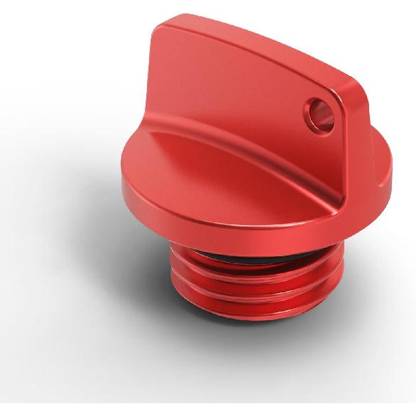 Oil Filler Plug Cap M20 Red, Compatible with Various Models, See Fitment! Red