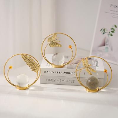 HeimschmuckTV-SchrankdekorationenWohnzimmerEingangstischplatteEisenarbeitKristallkugel