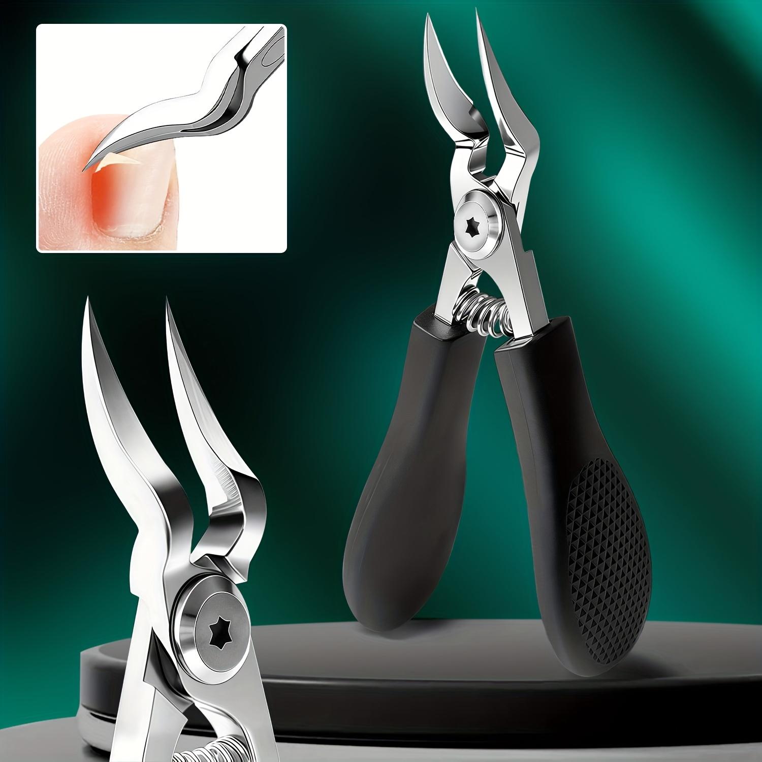 Professional-Grade Heavy-Duty Stainless Steel Nail Clipper, Thick Toenail & Fingernail Clipper For Adults