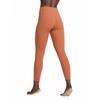 Nike Logo Print Slim Fit Solid Color Sports Long Pants Women Bottoms Sunrise-Red DQ6016-825