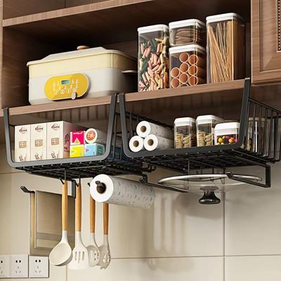 Stable Cabinet Hanging Rack Pullout Drawer Kitchen Sliding Basket  Kitchen Accessories